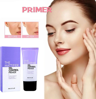 Sheny Best Matte Finish Face Primer For All Skin Types Primer  - 30 ml(Transparent)
