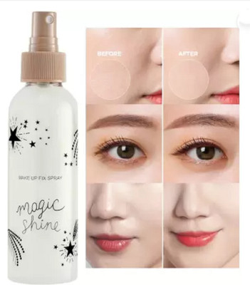 AFARAXIA Long lasting new Makeup fixer that keeps makeup dewy and fresh glow  Primer  - 150 ml(TRANSPARENT, shimmer shine)