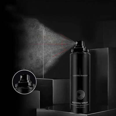 DARVING Long lasting Misty Finish Professional Makeup Fixer Spray for Face makeup Primer  - 120 ml(BLACK)