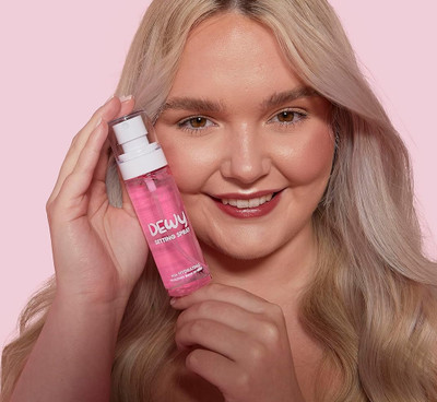 ADJD Make up Fixer Spray Long Lasting Waterproof Makeup setting Spray Primer  - 100 ml(PINK)