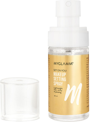 MyGlamm Set On You Setting | Long Lasting Makeup Fixer Spray Primer  - 60 ml(White)