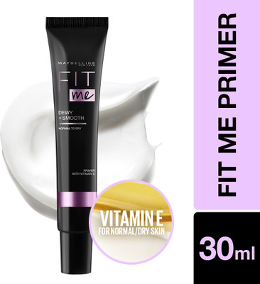 MAYBELLINE NEW YORK Fit Me Face Primer Dewy + Smooth, 30 ml Primer  - 30 ml(Dewy + Smooth)