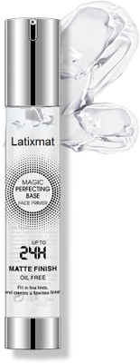 Latixmat Matte Finish Primer-Provides Radiant & Smooth Finish Primer  - 40 ml(Transparent)