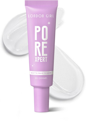 London Girl Pore Xpert Primer for Face Makeup | Pore Minimizer | Matte Finish Primer  - 30 g(White)