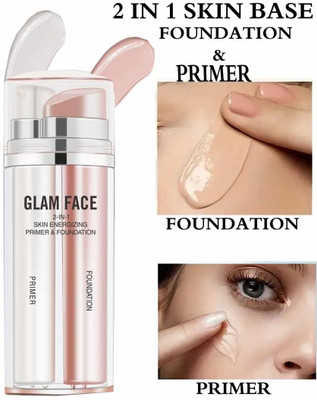 WOONGMI Face 2 in 1 Skin Energizing Primer and Foundation Primer  - 60 g(TRANSAPRENT, NATURAL BEIGE)