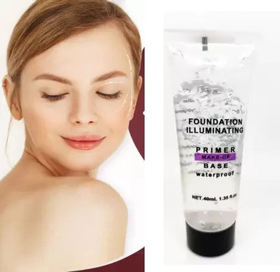 AGLEY Illuminating Gel Primer Makeup Base waterproof Primer - 40ml (Transparent) Primer  - 40 ml(TRANSPARENT)