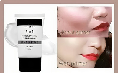 Trendy styler Classy 3 In 1 Oil Free Advance Gel Primer  - 30 ml(Transparent)