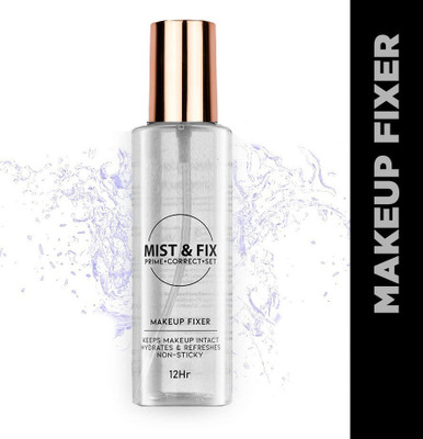 EVERERIN Fixer Prime + Correct + Set 12Hrs Long Lasting Misty Finish1 Primer  - 120 ml(trasperant)