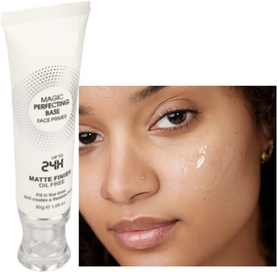 Yuency PRIMER UP TO 24 HOURS MATTE FINISH OIL FREE MAGIC PERFECTING BASE Primer  - 30 g(white)