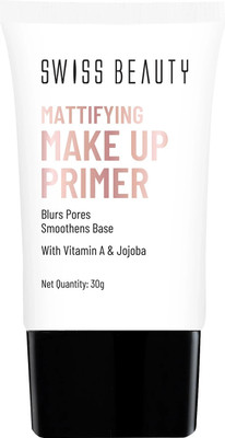 SWISS BEAUTY Makeup Oil Free Mattifying Long Lasting Base Primer  - 30 ml(Shade-01)