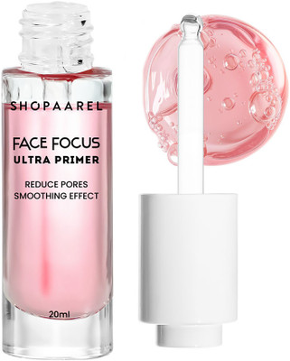SHOPAAREL Face Focus Ultra Primer Reduce pores, Watermelon Extract, Oil Control Primer  - 20 ml(Pink)