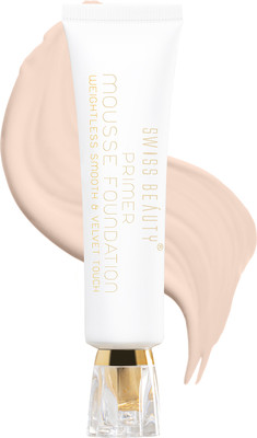 SWISS BEAUTY Primer Mousse Weightless Smooth & Velvet Touch - 40ml Foundation(Rose Blush, 30 ml)