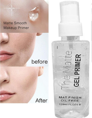FELICECHIARA Perfect Hd Face Primer, Transparent Matte Gel Base Primer  - 100 ml(TRANSPARENT)