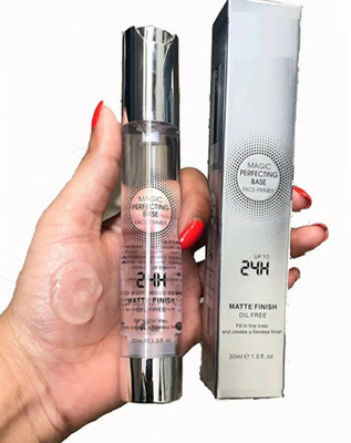 HUZURLU Professional Matte Look Magic Perfecting Base Face  Primer  - 30 ml(Transparent)