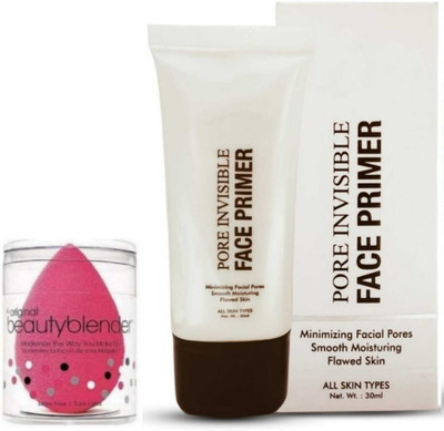 LOVE HUDA Gel Base Primer For Face Pore Minimizing Oil Control For All Skin With Blender Primer  - 20 ml(SKIN)