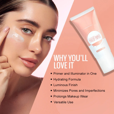 GABBU Makeup Oil Free Mattifying Long Lasting Base Primer1 Primer  - 30 ml(transperant)