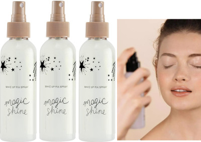 ADJD Combo Shine Makeup Fixer Spray  Primer  - 450 ml(Transparent)