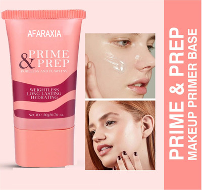 AFARAXIA Finish, Smoothens Pores, Mattifying Base  Primer  - 20 ml(Transpernt)