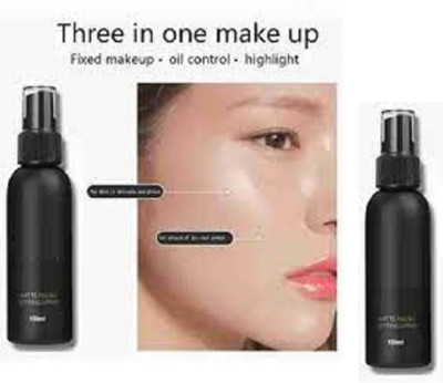 Luipui new best makeup fixer setting spray combo Primer  - 200 ml(TRANSPARENT)