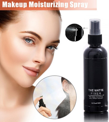 OLETSUN MATE FINISH REVOLUTIONARY FACE SPRAY LONG LASTING & HYDRATED MAKEUP FIXER Primer  - 100 ml(Transparent)