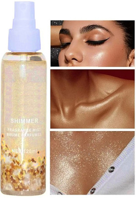 Jiwoo Makeup Fixer Spray For Face Makeup Primer  - 120 ml(gold)