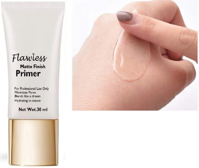 AFARAXIA waterproof long lasting Flawless Finish Primer for all skin tone Primer  - 30 ml(Transperent)