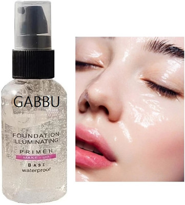 GABBU Face Primer Creates Free Long Lasting Base Primer  - 30 ml(TRANSAPRENT)