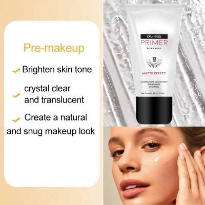 WOONGMI Poreless Primer With Natural Matte  Primer  - 30 ml(Teansparent)