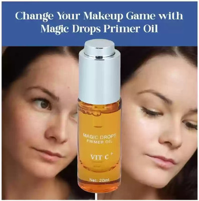 HUZURLU Vitamin C+ Drop Primer Inhancing Facial Skin Primer  - 40 ml(ORANGE)