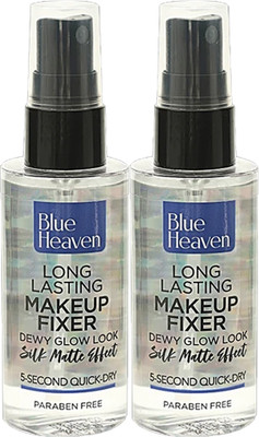 BLUE HEAVEN Make-Up Fixer- Mini 60Ml (Pack of 2) Primer  - 60 ml(transparent)
