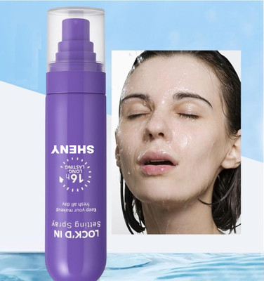 Sheny Long lasting Misty Finish Professional Makeup Fixer Spray for Face makeup Primer  - 100 ml(TRANSPARENT)