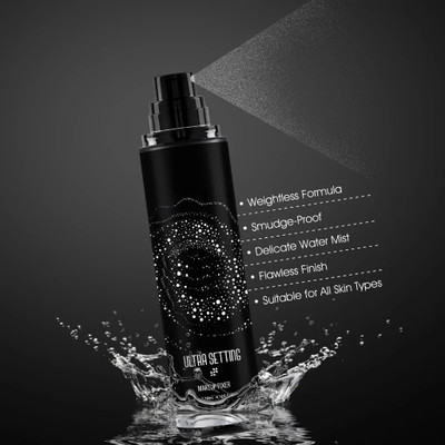 DARVING Skin Hydrating Makeup Setting Spray for Permanent Makeup Fixer Primer  - 120 ml(BLACK)