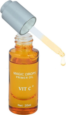 ADJD Magic Drops Primer Oil For Face Infused With Vitamin- C+ Primer  - 20 ml(TRANSPARENT)