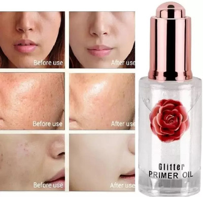 EVERERIN GLITTER ROSE OIL MAKEUP BASE FACE PRIMER Primer  - 35 ml(TRANSPARENT)