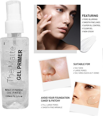 FELICECHIARA Matte Primer Foundation illuminating primer Primer  - 100 ml(TRANSPARENT)