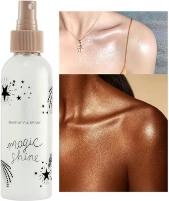 HUZURLU makeup fixer spary Gentle and suitable for sensitive skin Primer  - 150 ml(Transperent)