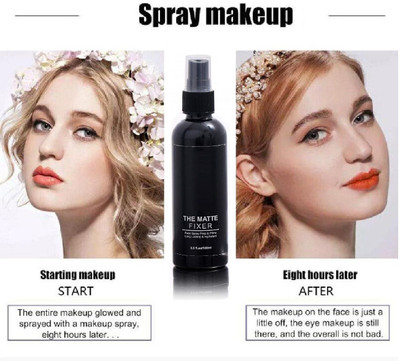 Aylily NATURAL REVOLUTIONARY FACE SPRAY LONG LASTING & HYDRATED MAKEUP FIXER Primer  - 100 ml(Transparent)