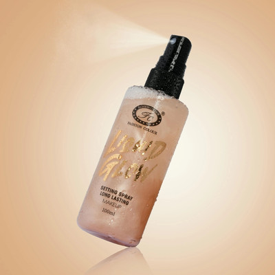 FASHION COLOUR Liquid Glow Setting Spray For Makeup Long Lasting MF09B Primer  - 100 ml(Multicolor)