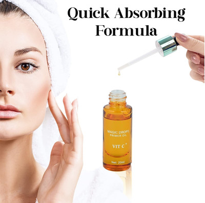 THTC Magic Drops Primer Oil For Face Primer  - 20 ml(Transparent)