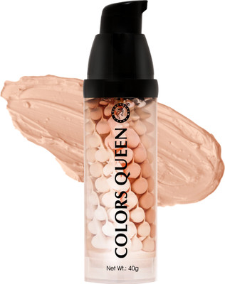 COLORS QUEEN 3 in 1 Facial Primer for Face Makeup Long Lasting & Highly Moisturizing Formula Primer  - 40 g(Orange)