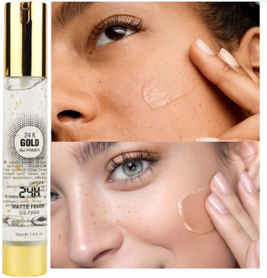 Arcanuy face primer Instantly Smoothes Lines, Long Lasting Makeup's Staying Primer  - 30 ml(gold)