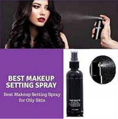 Luipui best matte finish makeup setting spray for oily skin Primer  - 100 ml(transparent)