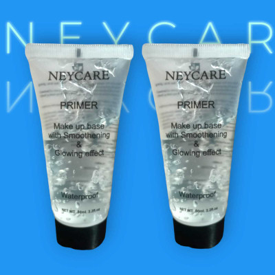 Neycare BEST SMOOTHING & GLOWING EFFECT WITH GEL PRIMER FOR FACE MAKE-UP BASE PACK OF 2 Primer  - 100 ml(TRANSPARENT)