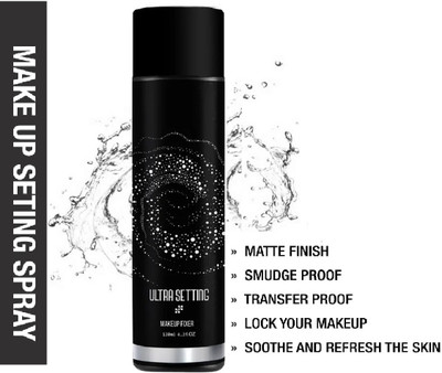 DARVING Long Lasting Makeup Setting Spray for face Makeup with Aloe Vera Primer  - 120 ml(BLACK)