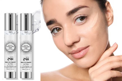 HUZURLU Hydrating and moisturising |primer Infused with Silk Matte Finish Primer  - 60 ml(Transparent)