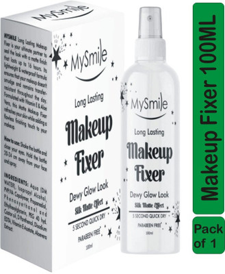 Mysmile Long Lasting Makeup Fixer 100ml | Aloe Vera , Vitamin E Acetate 100ml Primer  - 100 ml(White)