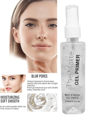 FELICECHIARA Matte Primer Makeup Oil-Free Matte Finish | Smoothens & Moisturizes Skin  Primer  - 100 ml(TRANSPARENT)