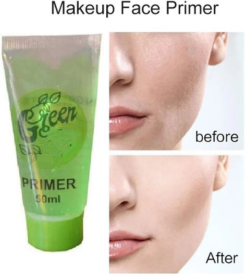 luzimaisa Face Primer,Gel-Based Hydrating Primer Gel Primer  - 50 ml(GREEN)