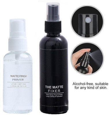 Latixmat BEST FACE PRIMER WITH MATTE FINISH MAKEUP FIXER SPRAY Primer  - 100 ml(TRANSPARENT)