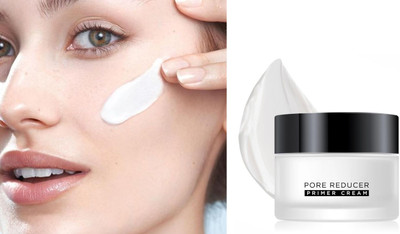 HUZURLU Pro Primerizer Primer + Moisturizer | Hydrating Skin Perfecting Non-Oily  Primer  - 50 g(white)